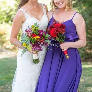Purple Bridesmaid Dress